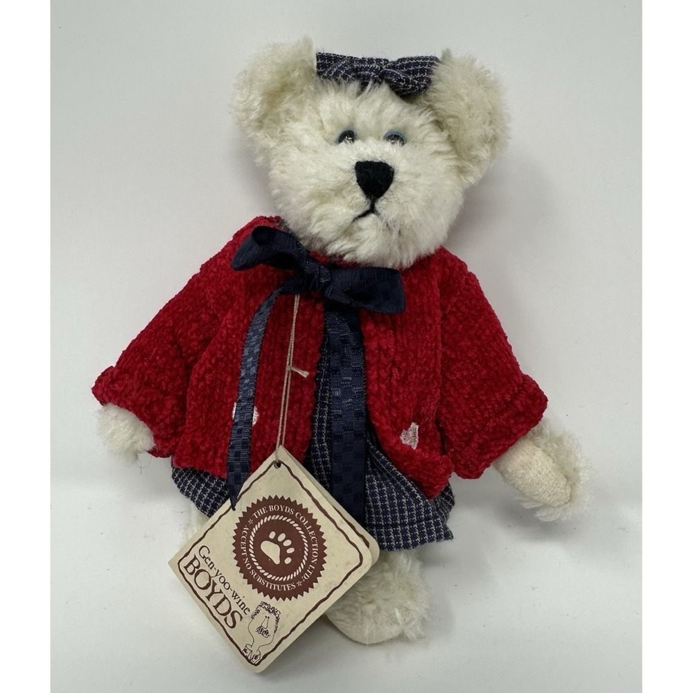 Boyd's Bears Mae B Bearlove 7" Retired orig Tags Tj's Best Dressed 82002